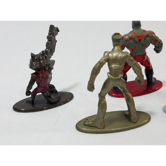 Marvel Nano Metalfigs Guardians of the Galaxy figures lot of 7 Groot Drax Star - Picture 6 of 10